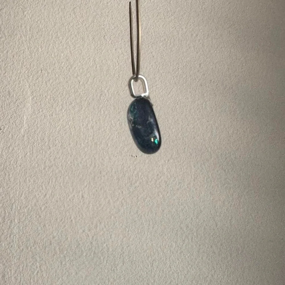 Dichroic Glass Pendant Small‎ Green